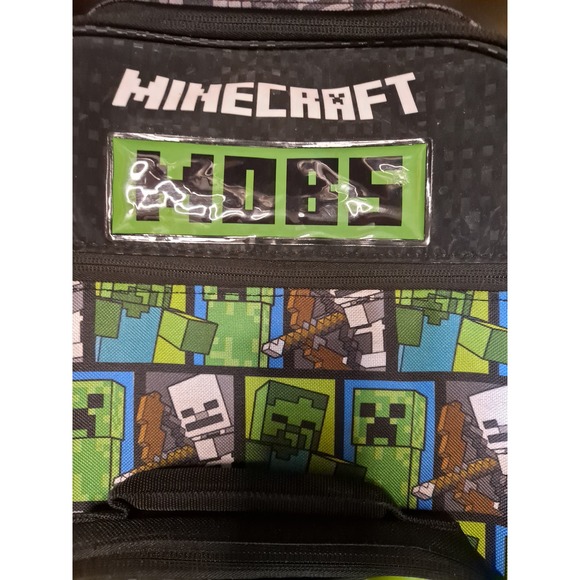 Minecraft Mods Backpack with Attached Thermal Lunch Bag - Picture 3 of 11